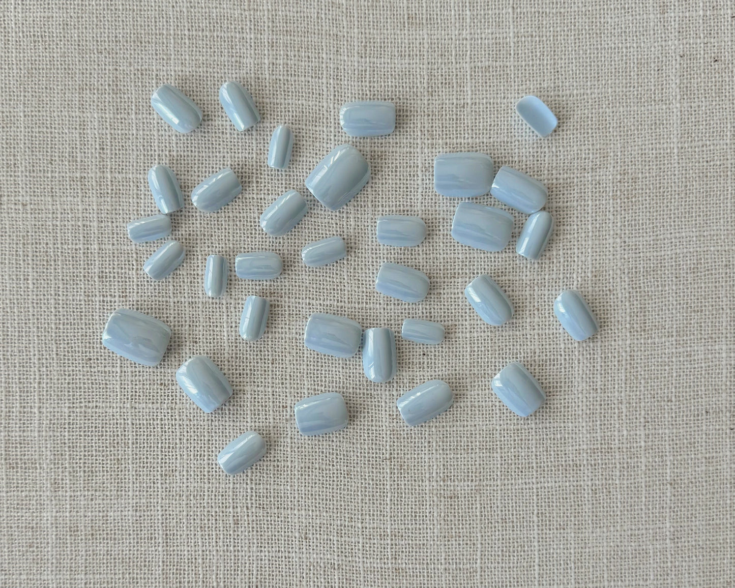 Square Blue Chrome